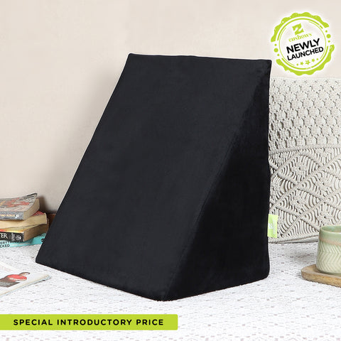 Cushows Multipurpose Memory Foam Platform Wedge Pillow - For Sleeping, Leg Elevation and Post Surgery Relief