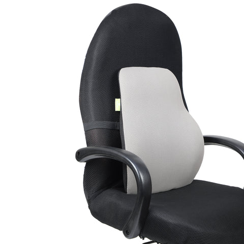 Cushows Memory Foam Ergonomic Back Support Cushion for Office Chair