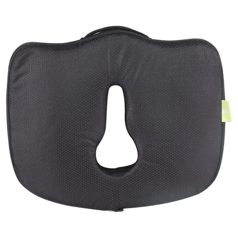 Cushows Keyhole Memory Foam Coccyx Seat Cushion With Anti Skid Bottom