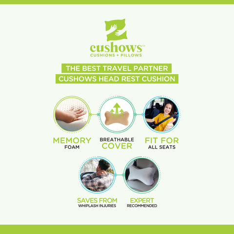 Cushows Bone Shaped Head Rest Cushion