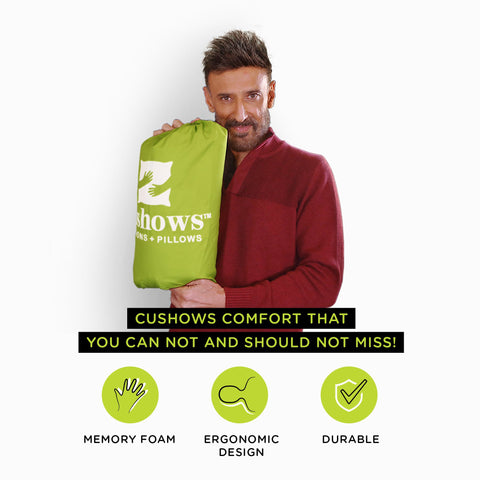 Cushows Ergonomic Anti Snoring Pillow For Back & Side Sleepers